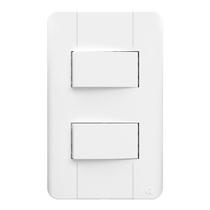 Interruptor Duplo Romazi Jangada Simples 10A 4x2"