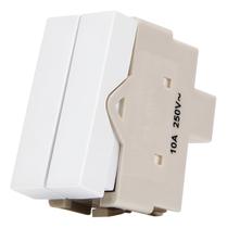 Interruptor Duplo Simples 10a-250v Br Infiniti