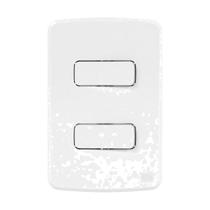 Interruptor Duplo Simples 2 Teclas Compose Weg Branco