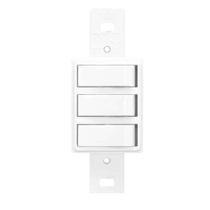 Interruptor duplo simples e 1 paralelo sem placa Blanc Fame Interruptor duplo simples e 1 paralelo sem placa Blanc Fame