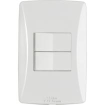 Interruptor Duplo Simples Petra Mec-Tronic - Unidade
