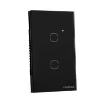 Interruptor Duplo Smart WIFI Touch EWS1002 Preto Intelbras