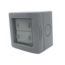 Interruptor Duplo Sobrepor A Prova D'agua Kalop Interruptor Duplo Sobrepor A Prova D'agua Kalop