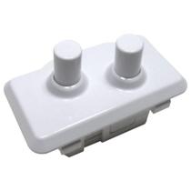 Interruptor Duplo W10471975 Rf Brastemp Bre50Nb Branco Pino Interruptor Duplo W10471975 Rf Brastemp Bre50Nb Branco Pino