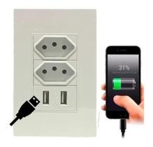 Interruptor E Tomada Com Usb Design Moderno