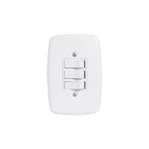 Interruptor e Tomada Pluzie linha Ideale 10A 20A 4x2 Modelos:3 Teclas: 1 simples 2 paralela Interruptor e Tomada Pluzie linha Ideale 10A 20A 4x2 Modelos:3 Teclas: 1 simples 2 paralela