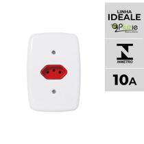 Interruptor e Tomada Pluzie linha Ideale 10A 20A 4x2 Modelos:Tomada Vermelha 10A Interruptor e Tomada Pluzie linha Ideale 10A 20A 4x2 Modelos:Tomada Vermelha 10A
