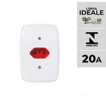 Interruptor e Tomada Pluzie linha Ideale 10A 20A 4x2