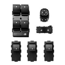 Interruptor elétrico de janela do lado do motorista e do passageiro para Chevy Silverado GMC Sierra 2007-2015