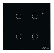 Interruptor eletrico smart wifi touch 4 teclas preto ews 1004 - intelbras Interruptor eletrico smart wifi touch 4 teclas preto ews 1004 - intelbras