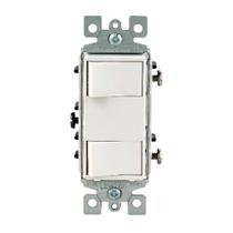 Interruptor eletrônico DECORA Double Combination 15A 120V Branco