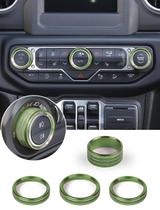 Interruptor eletrônico Savadicar Climate Control Knob Trim Kit verde