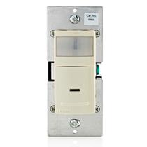 Interruptor embutido com sensor de movimento Leviton IPS02-1LT 2.5A de pólo único