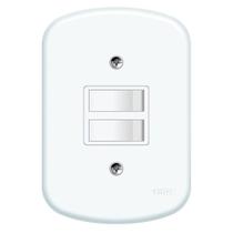 Interruptor Embutir 2 Paralela Com Placa Série Blanc - 0642 - Fame Interruptor Embutir 2p.paralela C-p Sb F 642 Fame Interruptor Embutir 2 Paralela Com Placa Série Blanc - 0642 - Fame Interruptor Embutir 2p.paralela C-p Sb F 642 Fame