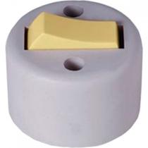 Interruptor Externo Ilumi Redondo Cinza 1 Simples 1755Pct - Kit C/10