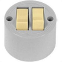 Interruptor Externo Ilumi Redondo Com 2 Teclas 1656 - Kit C/10 Pecas Interruptor Externo Ilumi Redondo Com 2 Teclas 1656 - Kit C/10 Pecas