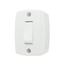Interruptor Externo Ilumi Retangular Branco 1 Simples 16553Pct - Kit C/10