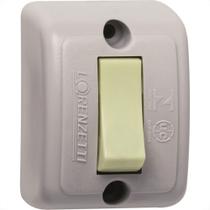 Interruptor Externo Lorenzetti Retangular Cinza 1063 Interruptor Externo Lorenzetti Retangular Cinza 1063