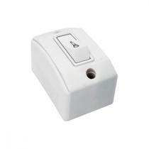 Interruptor Externo Perlex Retangular 1 Campainha Branca 175Brc/10 - Kit C/10