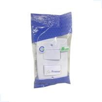 Interruptor finesse duplo simples branco blux