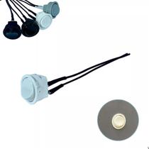 Interruptor Gota Redondo Branco 2 Pinos Com Cabo 10Cm Interruptor Gota Redondo Branco 2 Pinos Com Cabo 10Cm