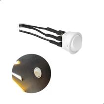 Interruptor Gota Redondo Paralelo Branco Com Cabo 10Cm Interruptor Gota Redondo Paralelo Branco Com Cabo 10Cm