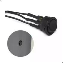 Interruptor Gota Redondo Paralelo Preto Com Cabo 10Cm Interruptor Gota Redondo Paralelo Preto Com Cabo 10Cm