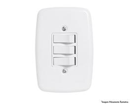 Interruptor Ideale Br 3 Simp C/Pl 3205 c/12pcs