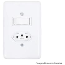 Interruptor Ilumi Stylus Tecla 1 Simpl+tom 2p+t com Pl 20a 250 - Ilumi