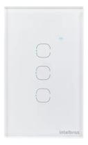 Interruptor Intelbras Ews 1003 Wi-fi Touch 3 Teclas Branco