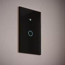 Interruptor Inteligente 1 2 3 Botão Wifi Smart Automação Touch Branco ou Preto App Controle Alexa Google Home