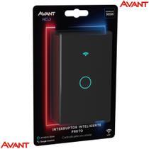 Interruptor Inteligente 1 Botao Neo Wifi Alexa Google Preto Avant