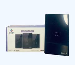 Interruptor Inteligente 1 Botao Preto 4x2 Zigbee Ekaza