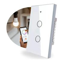 interruptor inteligente 2 Botão wifi controle remoto controle voz androide BIVOLT