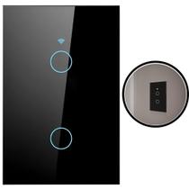 Interruptor Inteligente 2 Botoes Neo Wifi Alexa Google Preto Avant
