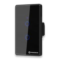 Interruptor Inteligente 2 Botões Primebras Preto 110V 220V Interruptor Inteligente 2 Botões Primebras Preto 110V 220V