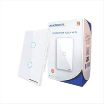 Interruptor Inteligente 2 Botões Touch Wi-Fi Novadigital