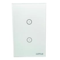 Interruptor inteligente 2 botões zigbee 4x2 - branco - Lotus