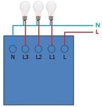 Interruptor Inteligente 3 Botões - Alexa. Google E Siri