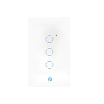 Interruptor Inteligente 3 Botões Touch Wi-fi App Alexa Vidro Interruptor Inteligente 3 Botões Touch Wi-fi App Alexa Vidro