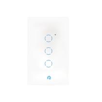 Interruptor Inteligente 3 Botões Touch Wi-Fi App Vidro
