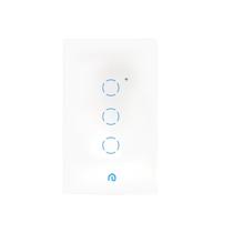 Interruptor Inteligente 3 Botões Touch Wi-Fi App Vidro