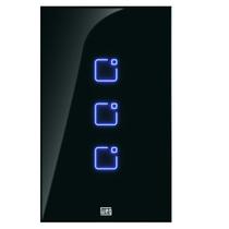 Interruptor Inteligente 3 Botões Weg Home Preto Interruptor Inteligente 3 Botões Weg Home Preto