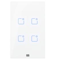 Interruptor Inteligente 4 Botões Weg Home Branco Interruptor Inteligente 4 Botões Weg Home Branco