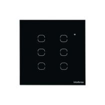 Interruptor Inteligente 4 Teclas Touch Smart Wi-Fi Intelbras EWS 1004 Preto