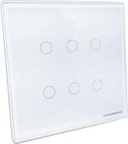 Interruptor Inteligente 4X4 Wifi 6 Botões Touch Alexa Google