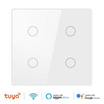 Interruptor Inteligente 4x4 Wifi Tuya 4 Canais Alexa Google Home