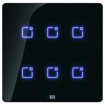 Interruptor Inteligente 6 Botões Weg Home Preto Interruptor Inteligente 6 Botões Weg Home Preto
