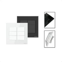 Interruptor Inteligente 6 Botões Zigbee Tecla Física 4x4 Interruptor Inteligente 6 Botões Zigbee Tecla Física 4x4