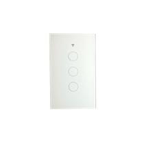 Interruptor inteligente com 3 botoes touch branco hbtech Interruptor inteligente com 3 botoes touch branco hbtech